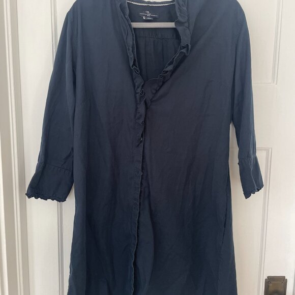 Gap Cotton Navy Blue Dress, Size 14 - Picture 1 of 5